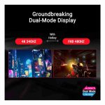 ASUS ROG Strix XG32UCWMG 4K 240Hz WOLED Gaming Monitor - Dual-Mode (FHD 480Hz), 32" UHD, 0.03ms, Type-C 90W & HDMI 2.1 | 90LM0A80-B01370 - Image 2