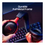 HyperX Cloud III Wired Gaming Headset – Black/Red (727A9AA) | PC, PS5, Xbox Series X|S - Image 13