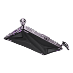 GravaStar Mercury V75 Pro Iron Purple RGB keyboard angled view