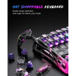 GravaStar V75 Pro Keyboard wired gaming keyboard desk setup