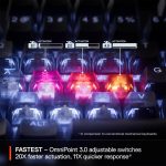 OmniPoint 3.0 HyperMagnetic Hall Effect switches on the SteelSeries Apex Pro Gen 3