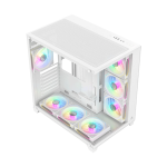 ACEGEEK Mercury R425 Pro White ATX Gaming Case with 7 ARGB Fans, Type-C, Dual Tempered Glass | MERCURY-R425-PRO-WHITE - Image 2