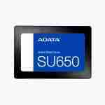 ADATA Ultimate SU650 512GB internal 2.5 inch SATA III solid state drive showing retail sticker layout