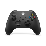 Microsoft Xbox Series X S Carbon Black Wireless Controller Front View