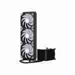 TRYX PANORAMA SE ARGB 360 Liquid CPU Cooler | 6.67" Rotatable Curved AMOLED Display | 360mm AIO | 3×120mm ARGB Fans | Intel LGA1851/1700 | AMD AM5/AM4 | Black | L-P360L-AM3M-G0K - Image 5