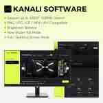 TRYX KANALI software interface for customizing the Panorama SE 360 ARGB AMOLED display and RGB lighting