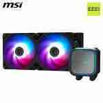MSI MAG CORELIQUID A13 240 Black AIO Liquid CPU Cooler, 240mm Radiator, 2× 120mm ARGB Gen2 Fans, 3800 RPM Pump, Copper Cold Plate, Intel LGA1851/1700, AMD AM5/AM4 | 306-7ZWCA11-L80 - Image 4