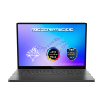 Front view of ASUS ROG Zephyrus G16 with 16-inch 2.5K ROG Nebula OLED 240Hz display