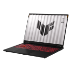 ASUS TUF Gaming A16 Jaeger Gray rear angled view