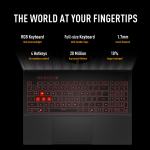 ASUS TUF Gaming A16 RGB backlit English-Arabic keyboard