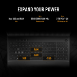 ASUS TUF Gaming A16 upgradeable RAM and dual PCIe SSD slots