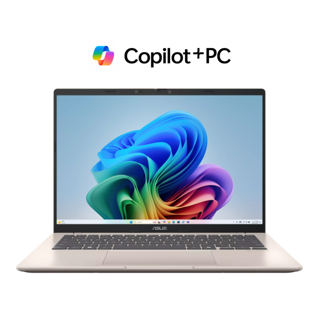 ASUS Vivobook 14 X1407QA Copilot+ PC with front display view