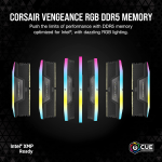 CORSAIR VENGEANCE RGB 48GB DDR5 5600MT/s CL40 RAM Kit – 2x24GB Black | CMH48GX5M2B5600C40 - Image 4