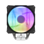 darkFlash Storm Z4 V2 ARGB Tower CPU Cooler, 220W TDP, 120mm PWM Fan, 800–1600 RPM, 65.8 CFM, 4 Copper Heat Pipes, Hydro Bearing, Intel LGA1851/1700/1200/115X, AMD AM5/AM4, Black | DS-Z4-V2 - Image 2