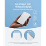 Anker MagGo Power Bank, 10,000mAh Total Capacity, Magnetic Portable, Qi2 Certified, 15W Ultra-Fast, MagSafe-Compatible, Ergonomic Design, For iPhone 16/15/14/13/12 Series, White | A1664H11 - Image 5