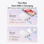 Anker Zolo Power Bank 10,000mAh 30W Fast Charging with Built-In USB-C Cable, Bi-Directional Charging, USB-C & USB-A Ports, Compact Portable Charger for iPhone 15, Samsung Galaxy S24, MacBook, iPad, Nintendo Switch & Steam Deck – Black | A1688H11 - Image 9