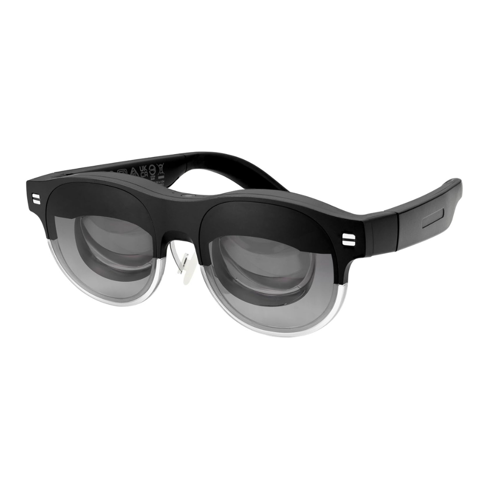 ASUS AirVision M1 Smart Glasses with 100-inch wearable Micro OLED display, 1100 nits brightness, 95% DCI-P3, designed for ROG Ally, Windows laptops and PCs, model 90LJ00L5-B01370